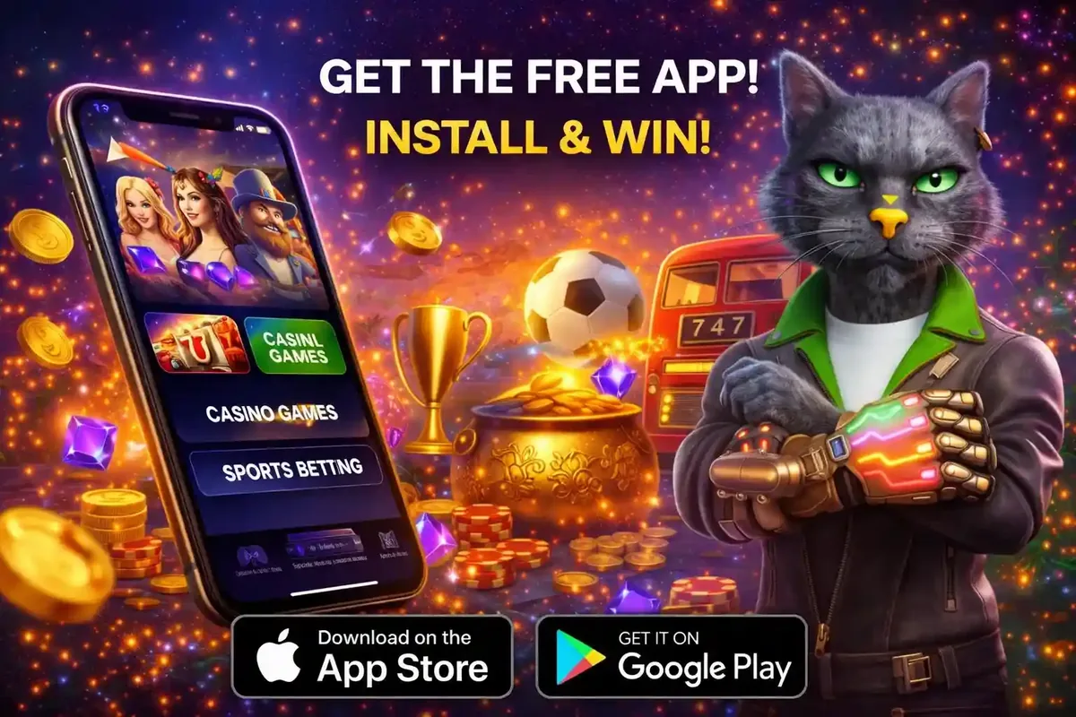 Two smartphones displaying sports betting odds and slot games available on app stores